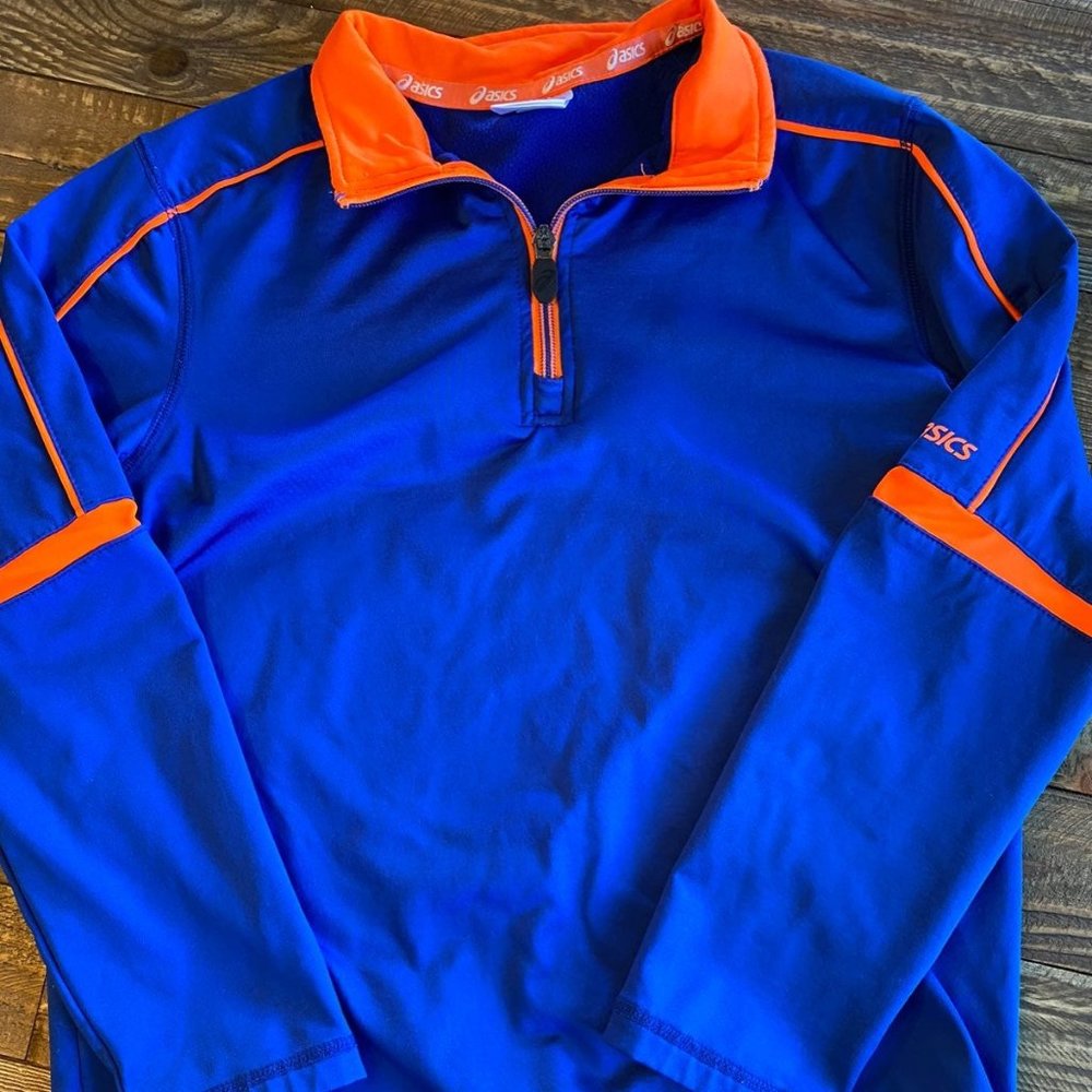 Boys Asics Zip Up Jacket Size Medium